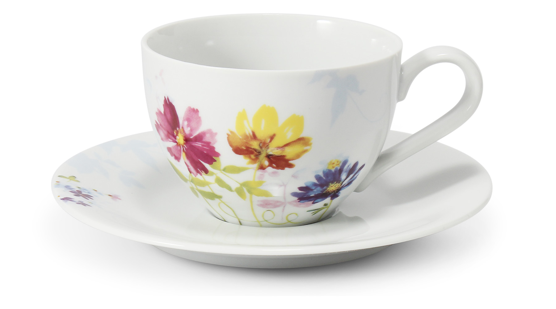 Tasse mit Untertasse 20 cl „Die Wiese aus Loučky”