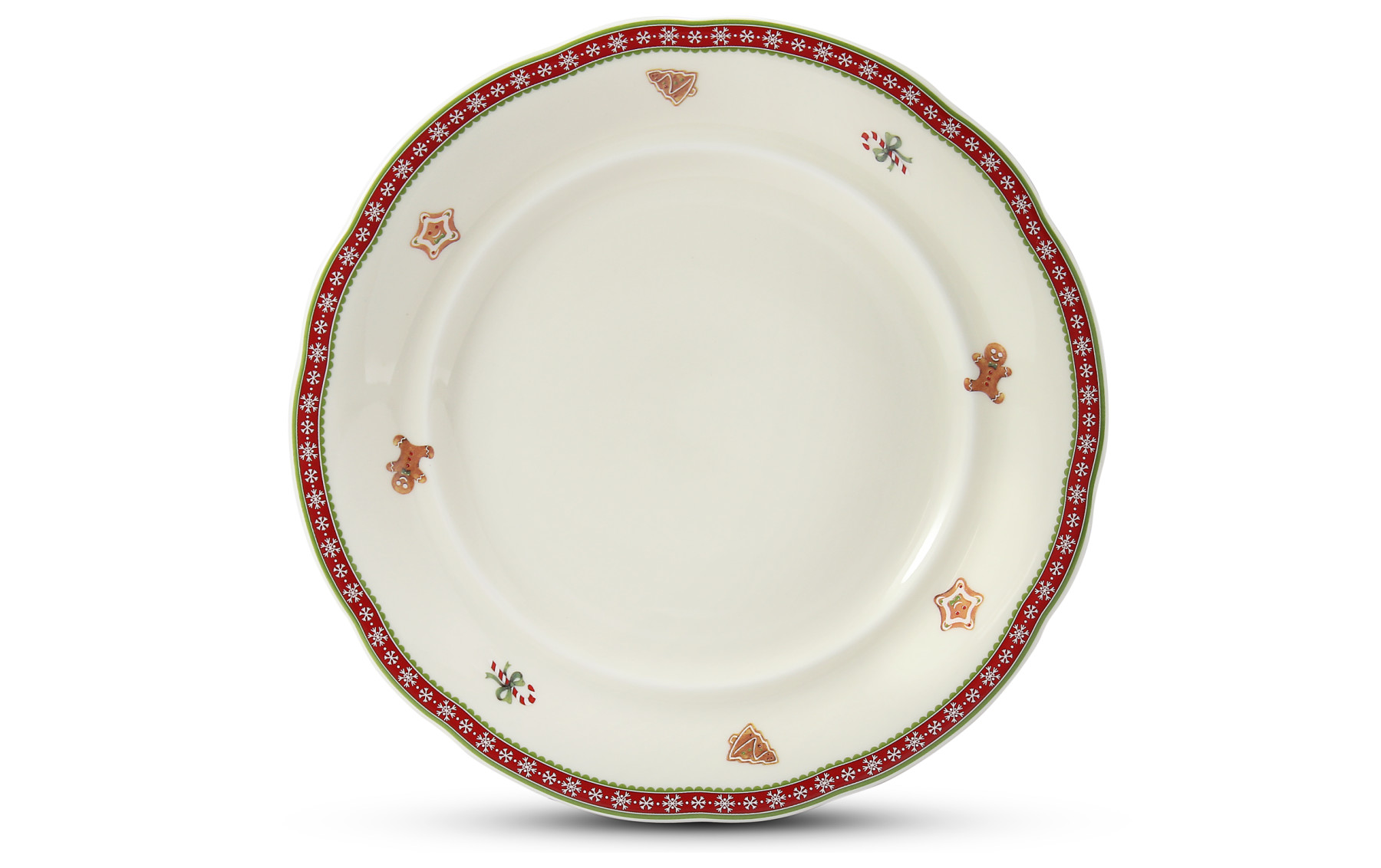 Talíř dezertní praporový 19 cm "Vánoční perníčky"