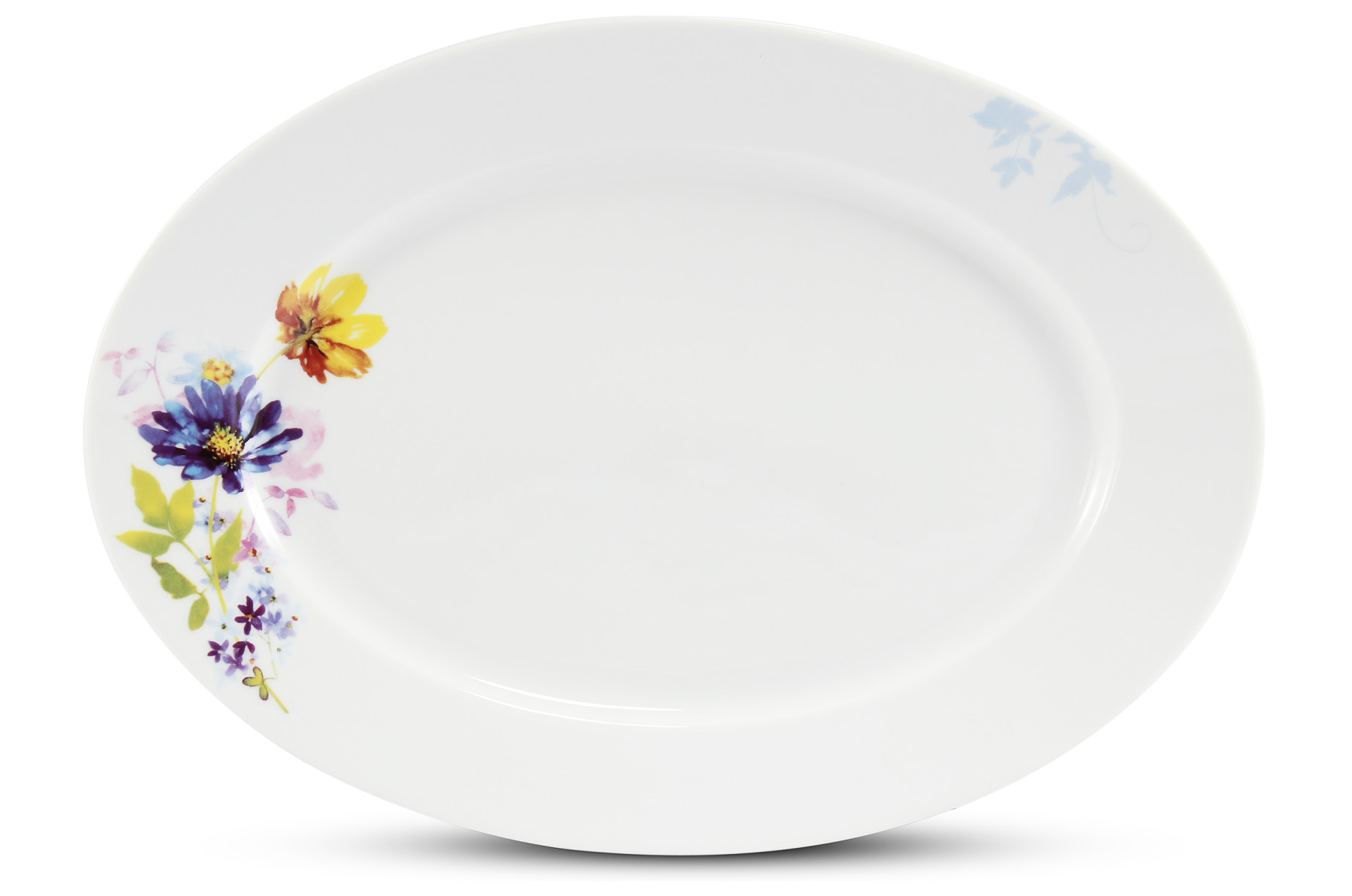 Ovale Schüssel 32 cm  "Die Wiese aus Loučky"