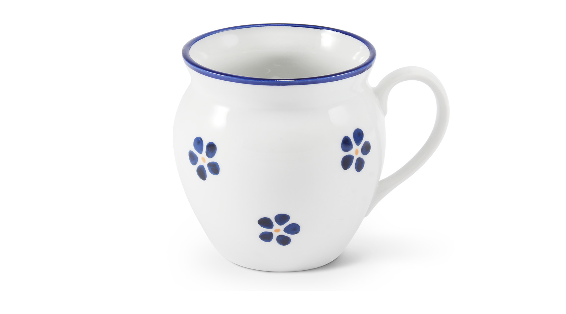 Hrnek 30 cl - buckák "Modrohrátky ze zahrádky"