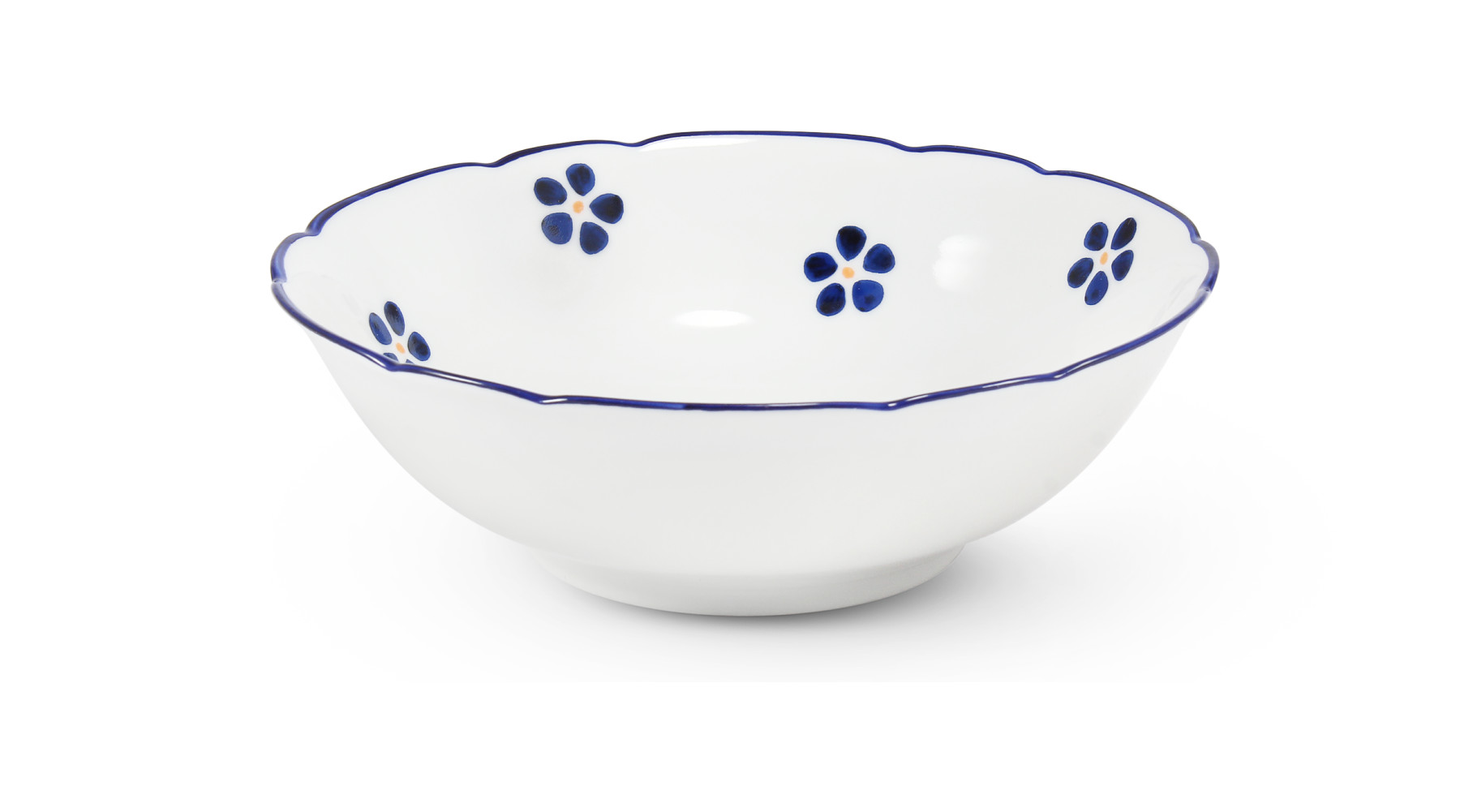 Mísa kompotová 16 cm "Modrohrátky ze zahrádky"