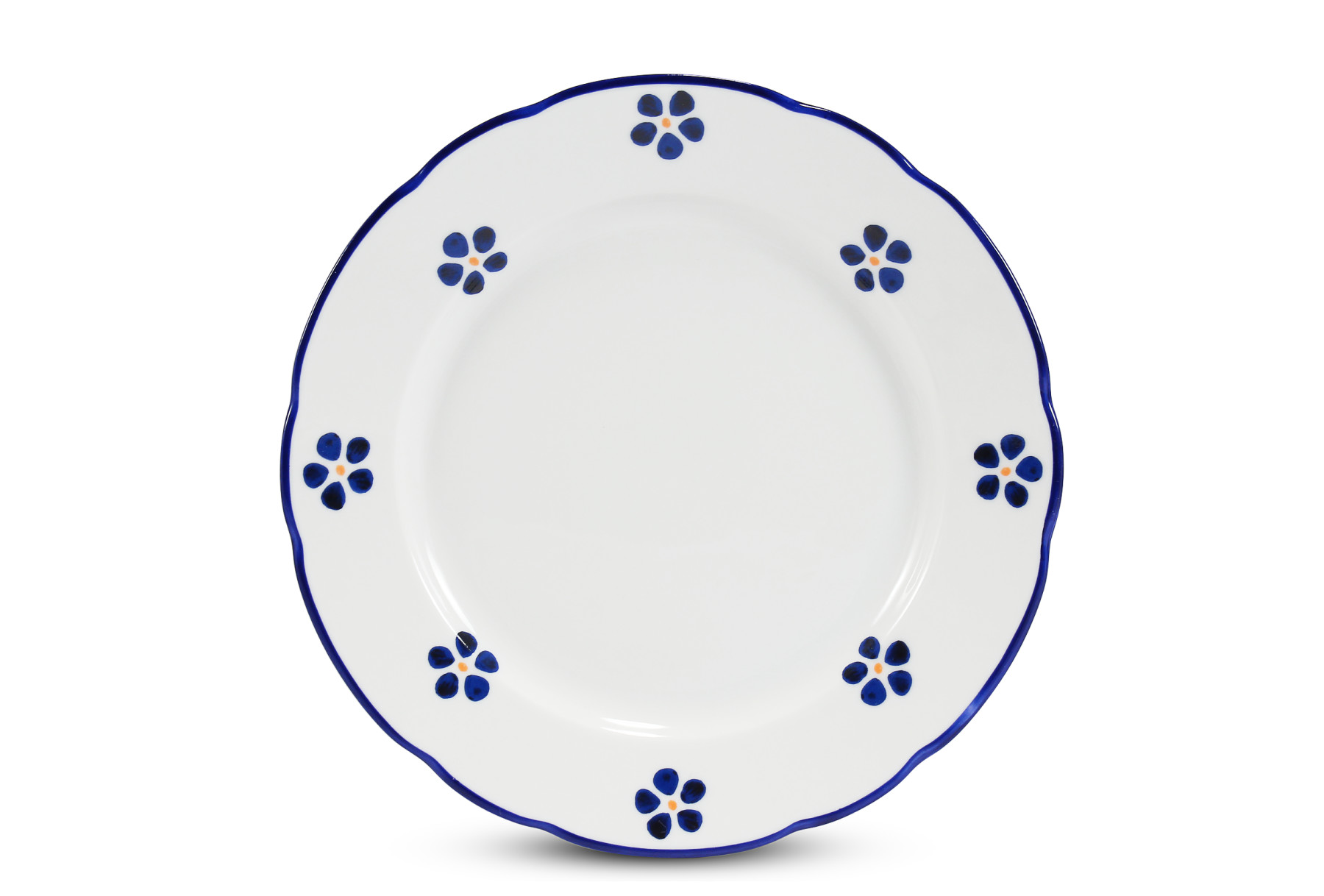 Dessertteller 19 cm „Blaue Blumen aus dem Garten“