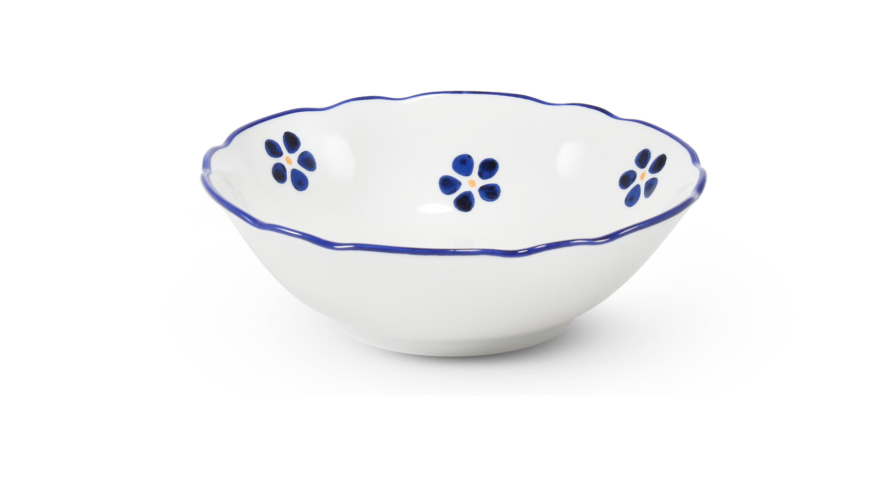 Mísa kompotová 13 cm "Modrohrátky ze zahrádky"