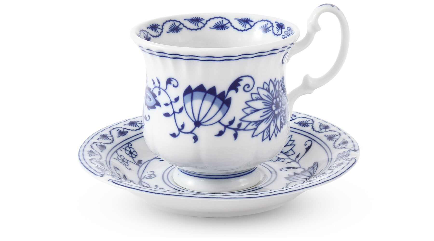 Šálek vysoký s podšálkem 20 cl "Cibulák"