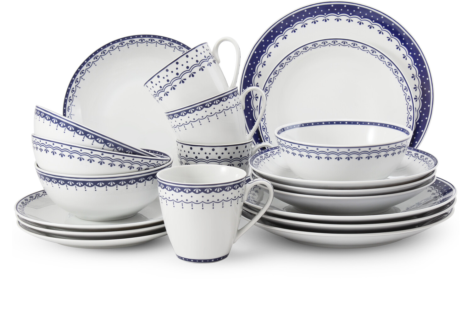 Bone china blue 107 в интерьере