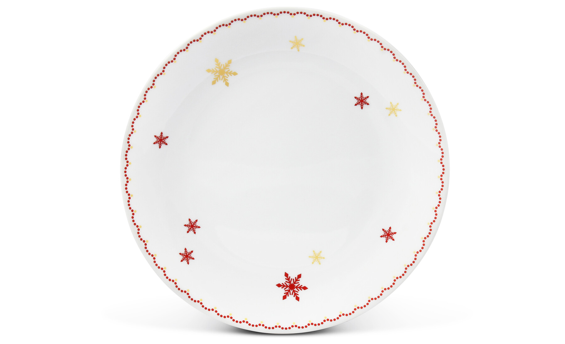 Talíř mělký kupový 21 cm "Vánoční snění"