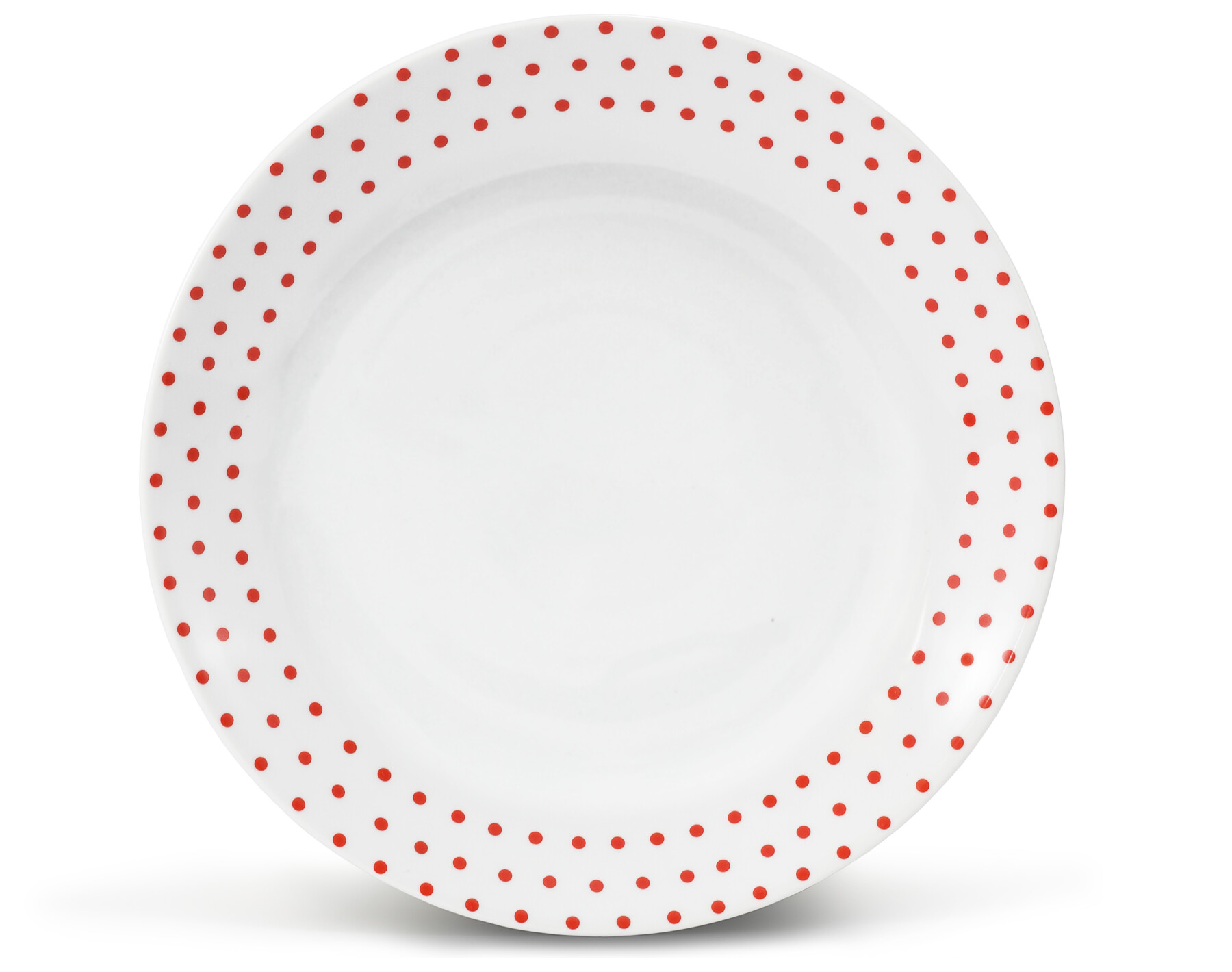 Talíř mělký kupový 26 cm - puntíkatý "BeFree"