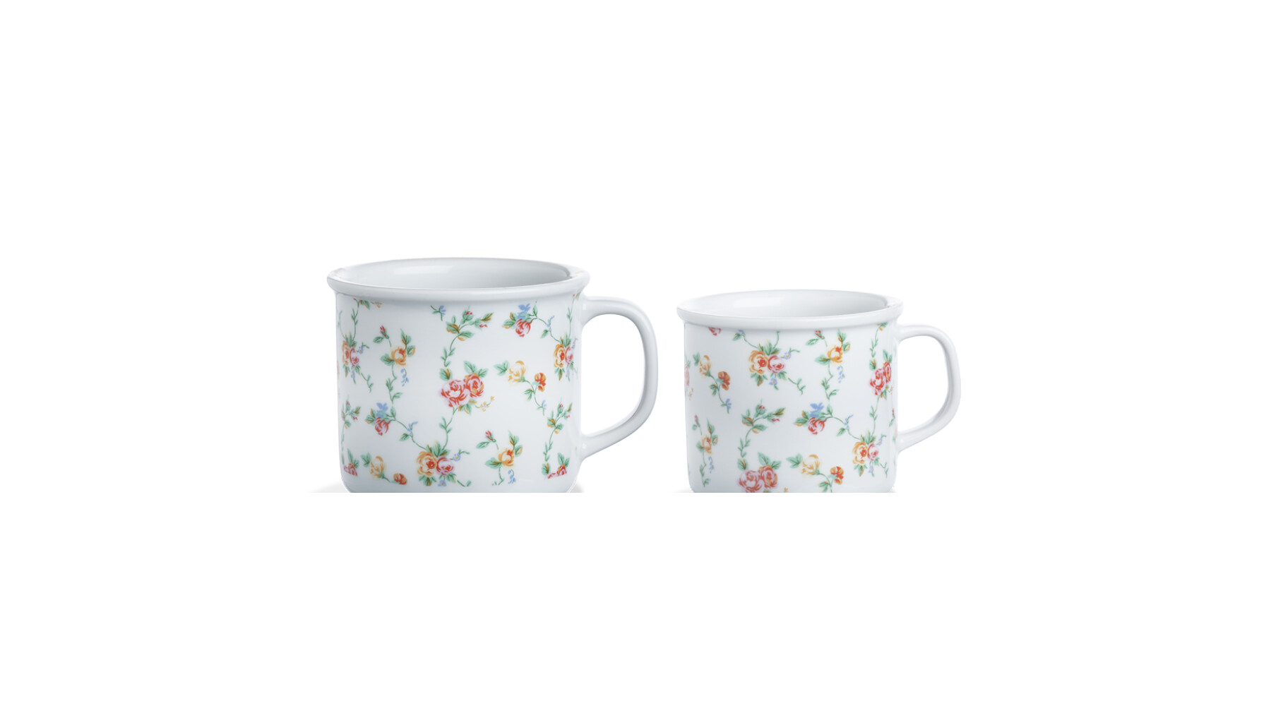 Retro-Becher Vintage-Rosen