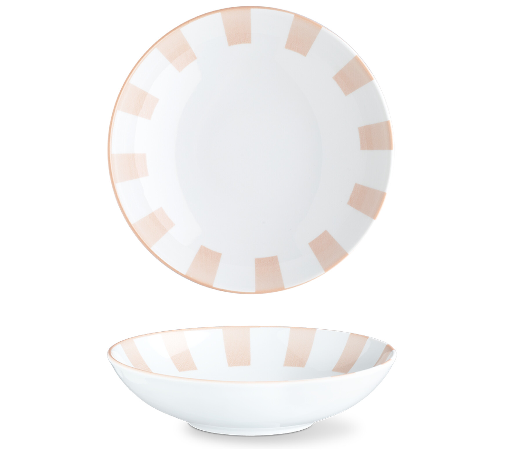 Teller tief 22 cm - coup "PASTELS"