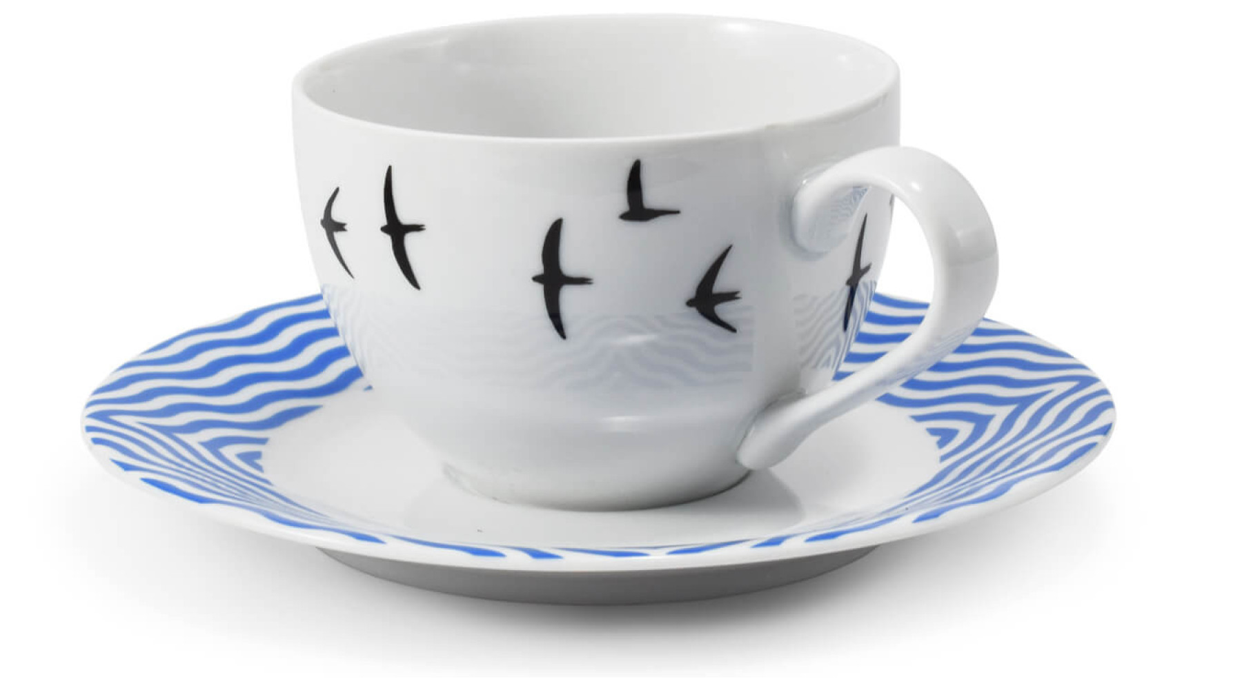 Tasse mit Untertasse 20 cl – blau „BeFree”