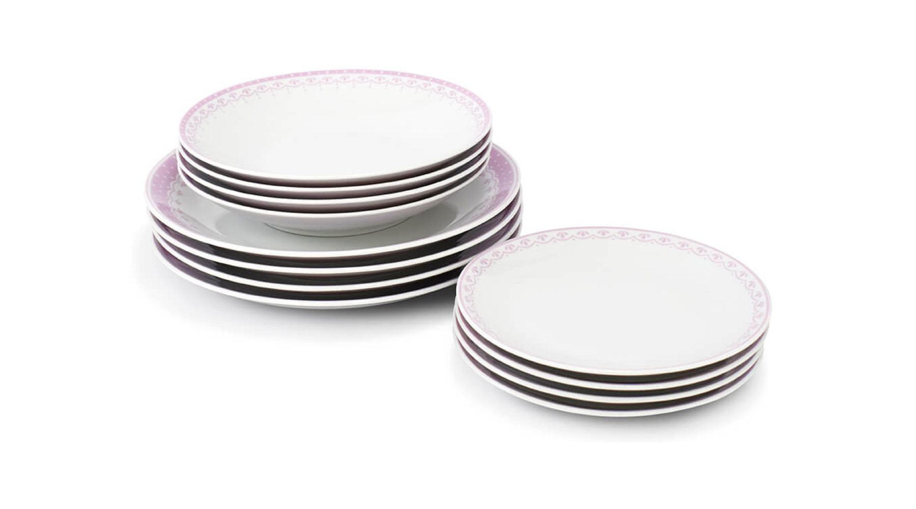 Talířová sada 12 dílná "HyggeLine"