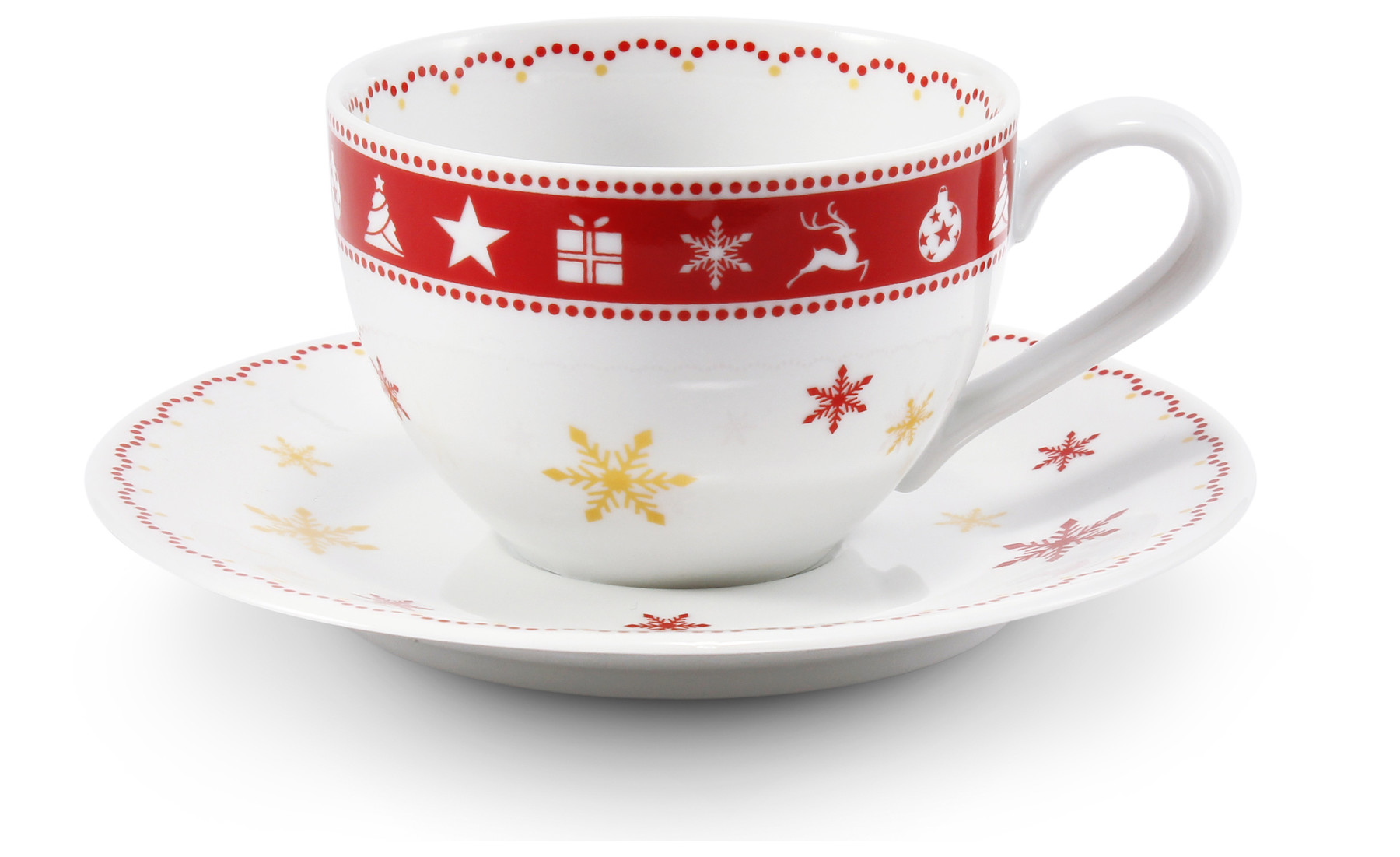 Šálek s podšálkem 20 cl "Vánoční snění"