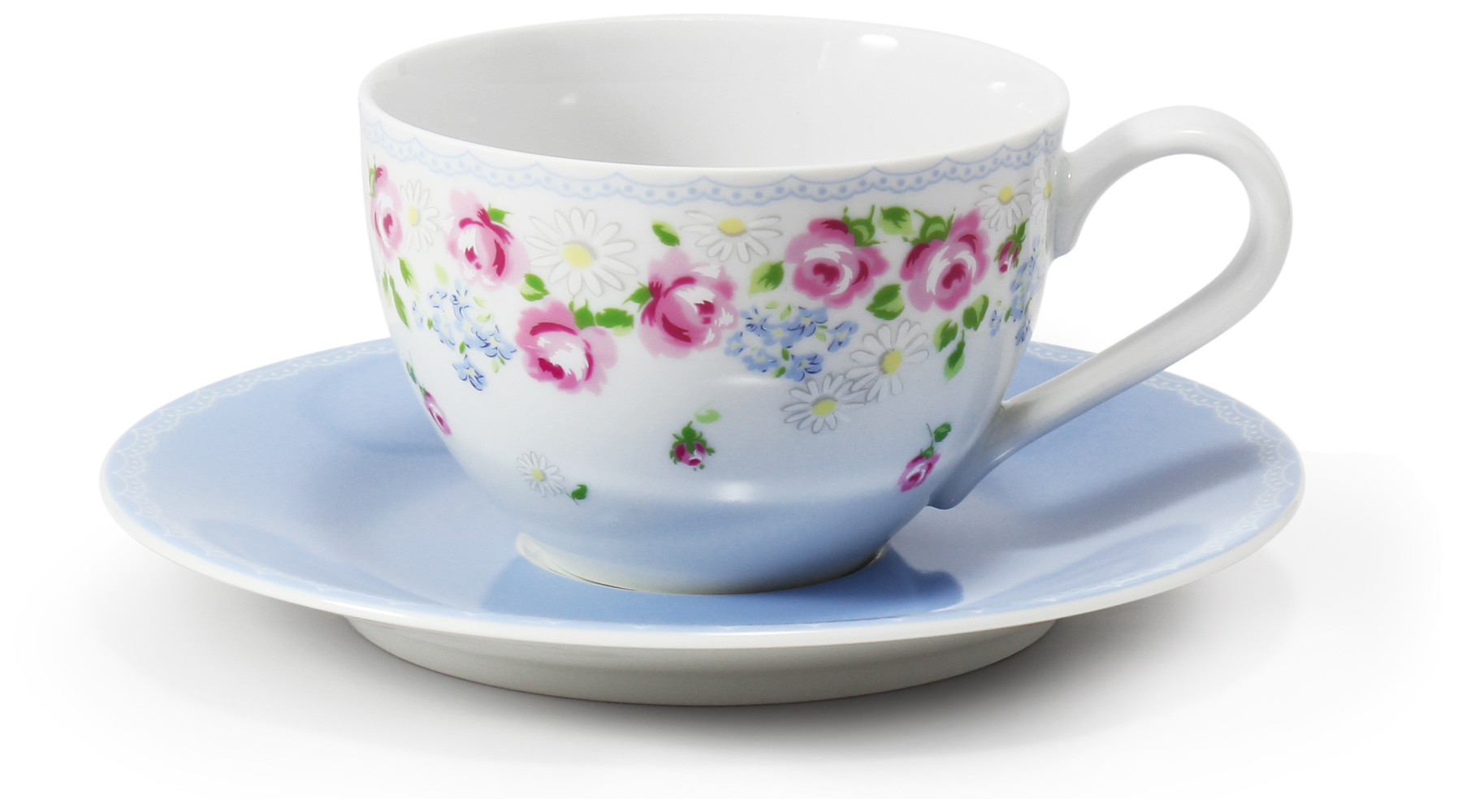 Šálek s podšálkem 20 cl "RoseLine"