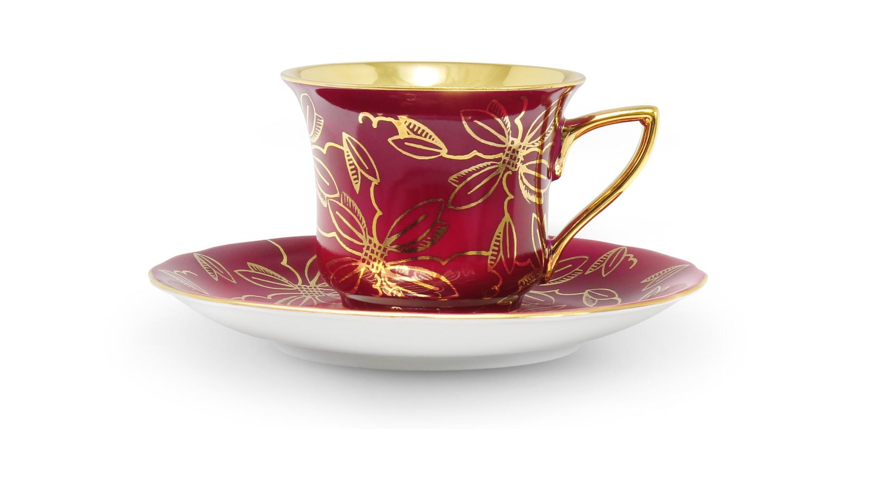 Šálek s podšálkem 10 cl - dekor 411 "Windsor"